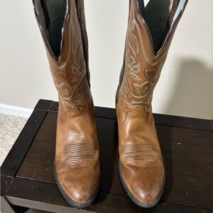 Ariat Tan Leather Western Boots